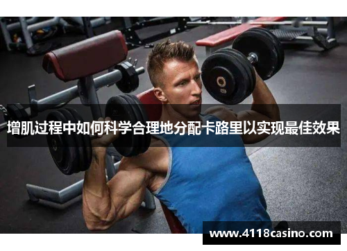 增肌过程中如何科学合理地分配卡路里以实现最佳效果